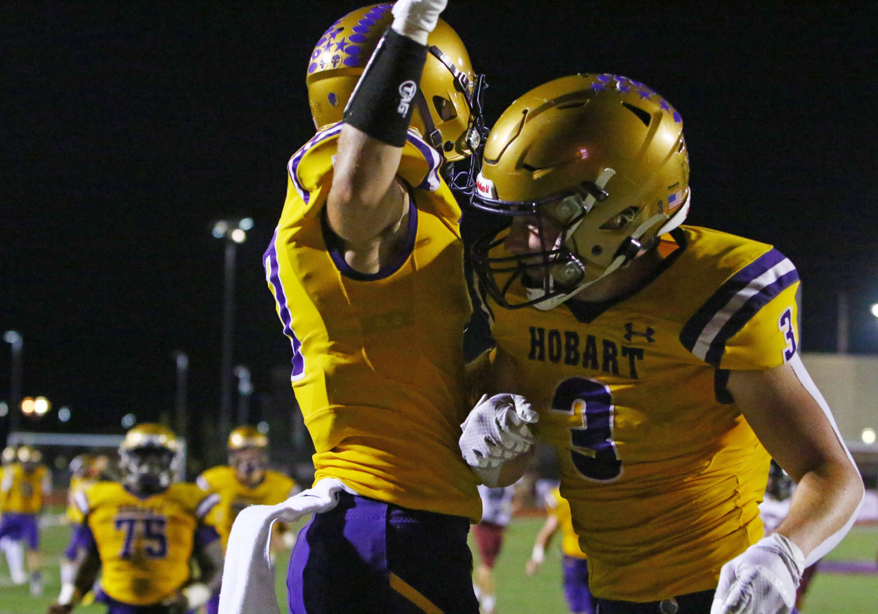 Lowell at Hobart football